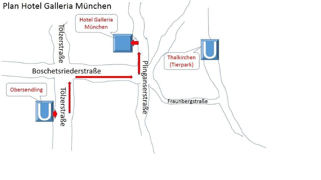 Hotel Galleria München Ngoại thất bức ảnh
